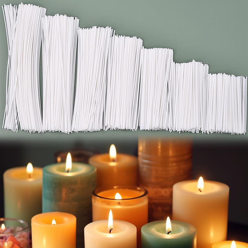 Wooden Wick Candle - Набор из 50/100 шт. вощеных хлопковых