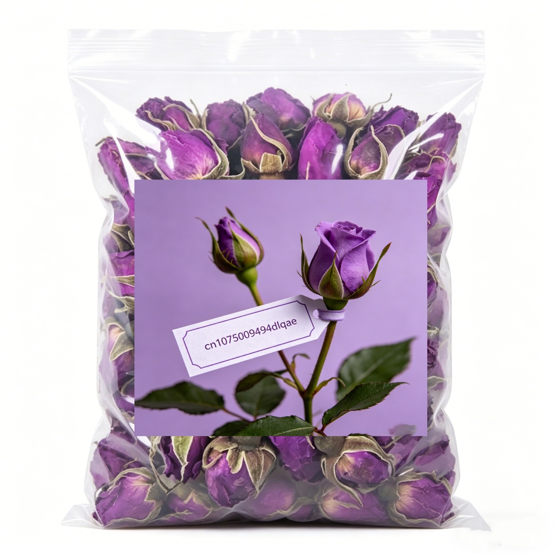 Potpourri Dried Flower - 100% натуральные сухие цветы: красные, фиолетовые,