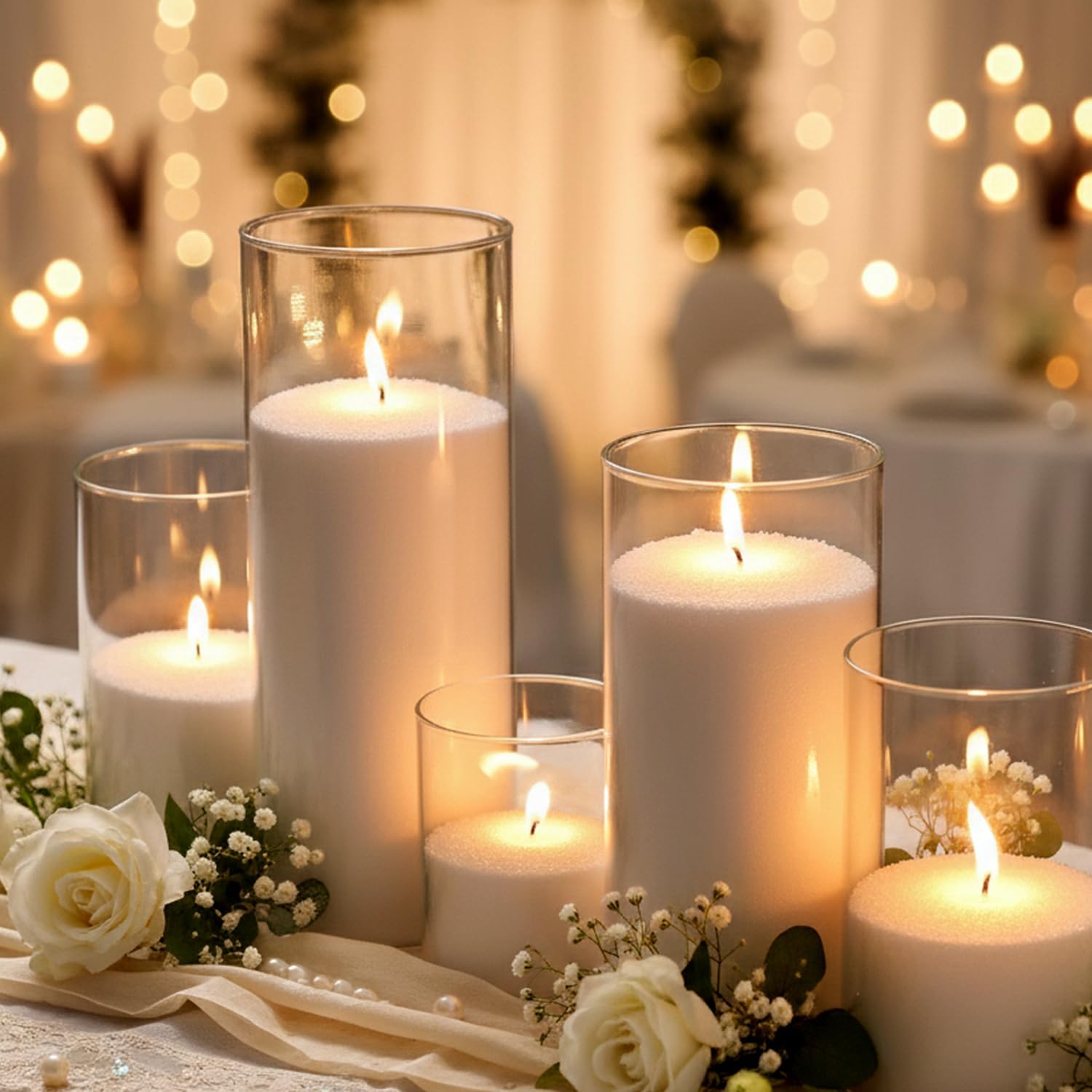 Wooden Wick Candle - 16 фунтов песка для свечей -